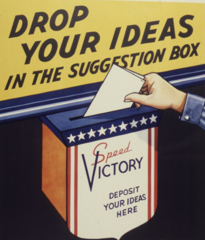 a suggestion box